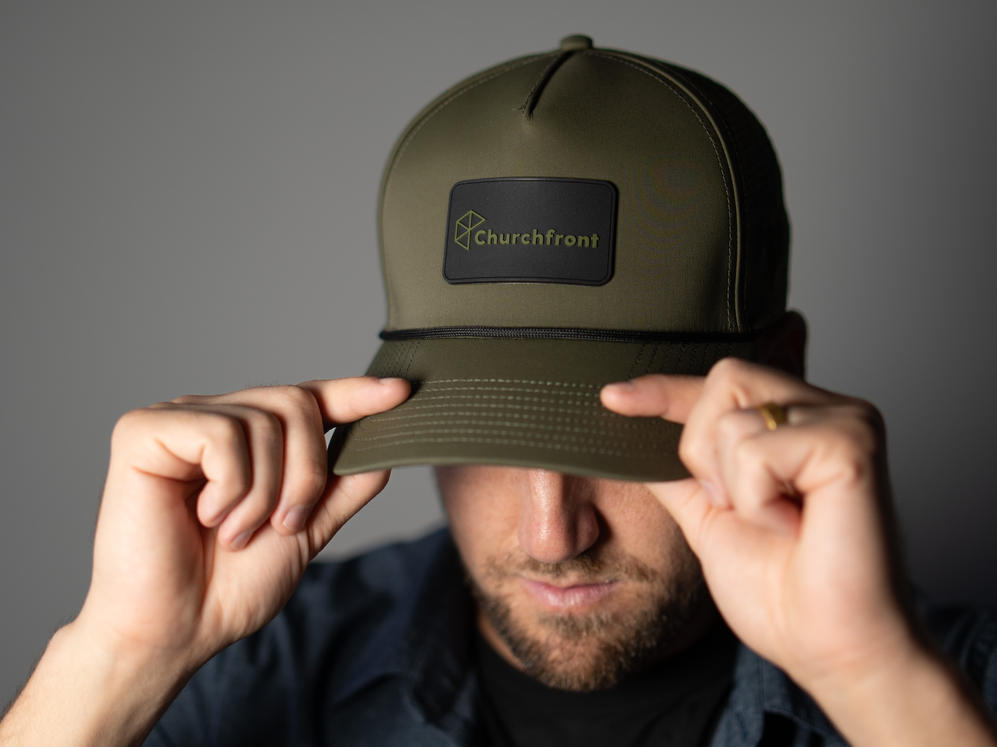 Churchfront Hat 5 Panel Rope - Image 5