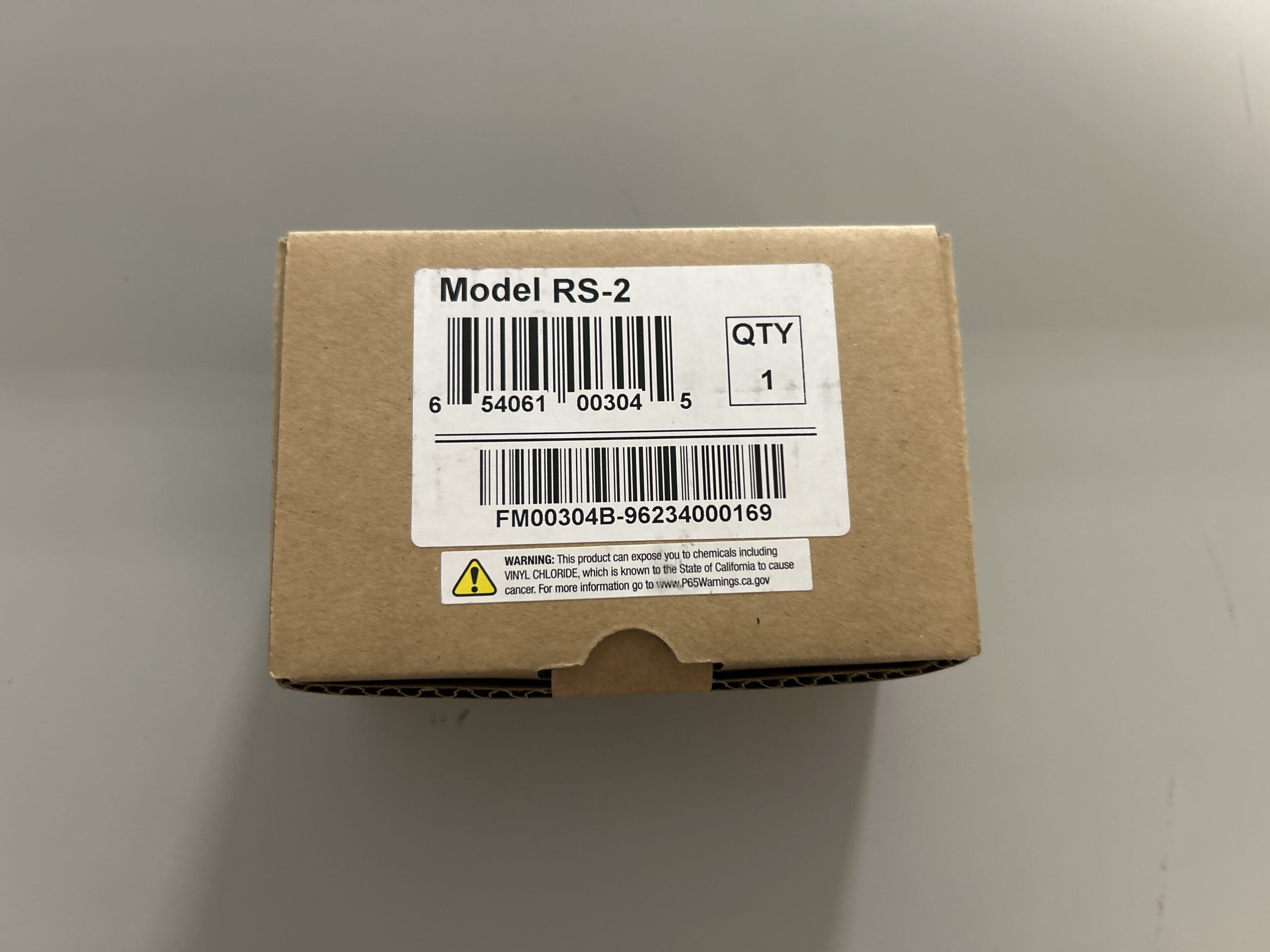 Furman RS-2 remote system control panel in its labeled box